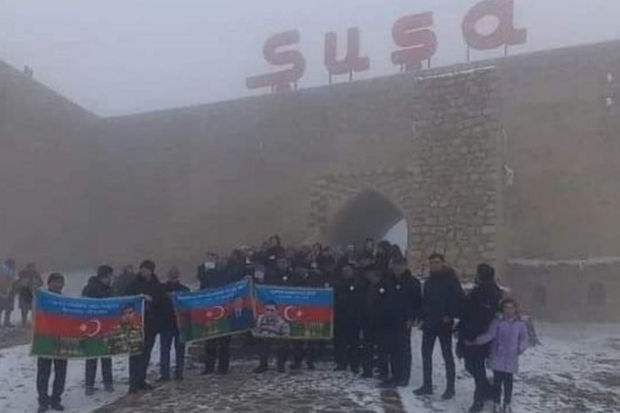 Samuxda yaşayan şəhid valideynləri Şuşa şəhərinə səfər ediblər